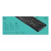 LOGITECH K120 toetsenbord - USB bekabeld - Qwerty US/International