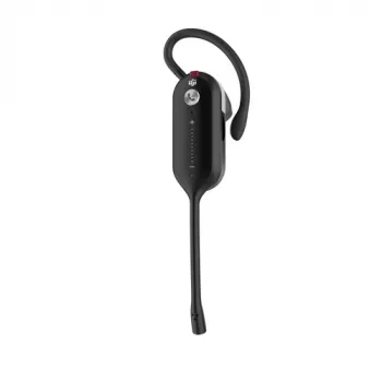 Yealink WH63 draagbare UC-headset draadloos oorbeugel, hoofdbeugel, nekbeugel kantoor/callcenter laadstation zwart
