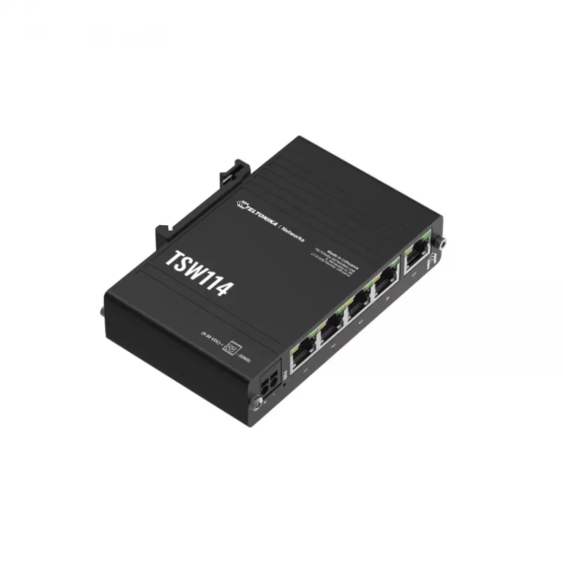 TELTONIKA Tsw114 unmanaged 5-poorts gigabit ethernet-switch
