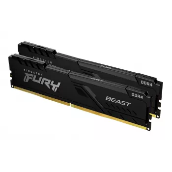 Kingston Technology FURY Beast 32GB 3600MT/s DDR4 CL18 DIMM (set van 2) zwart