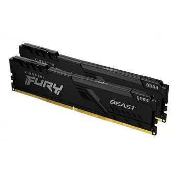 Kingston Technology FURY Beast 64GB 3200MT/s DDR4 CL16 DIMM (set van 2) zwart