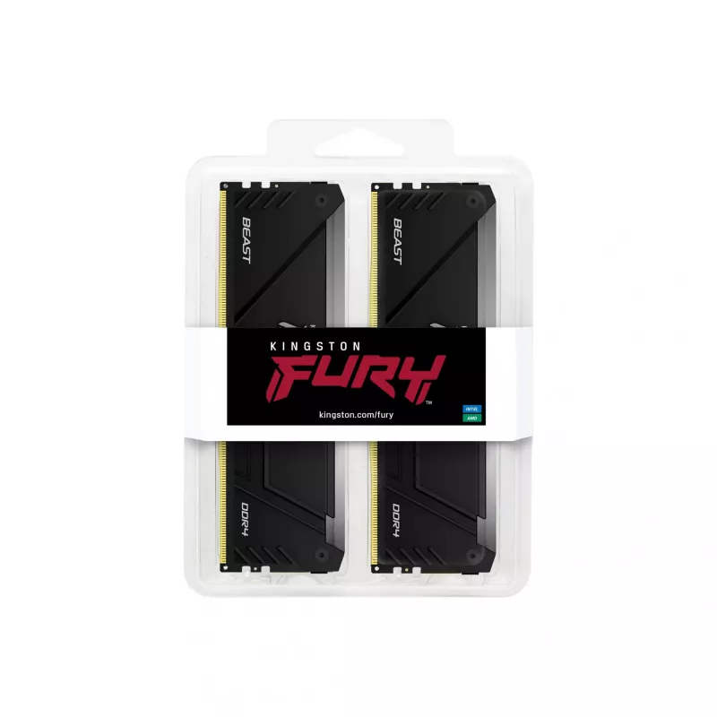Kingston Technology FURY Beast 32GB 3600MT/s DDR4 CL18 DIMM (set van 2) RGB