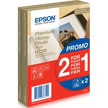 Epson Premium Glossy Photo Paper - 10x15cm - 2x 40 vel