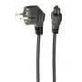 Gembird PC-186-ML12 stroomkabel, CEE 7/7 naar C5, 1,8 m, VDE, zwart