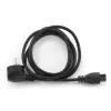 Gembird PC-186-ML12 stroomkabel, CEE 7/7 naar C5, 1,8 m, VDE, zwart