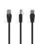 Netwerkkabel Gembird PP12-0.5M/BK RJ45 Cat5e 0,5m zwart