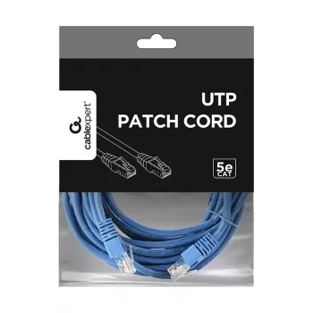 GEMBIRD patchkabel - Cat 5e - UTP - 5 m - blauw
