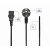 GEMBIRD kabel Power C13 VDE-goedgekeurd 3m (bulkverpakking)