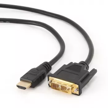 GEMBIRD HDMI naar DVI stekker-stekker kabel met vergulde stekkers 2,0 m bulkverpakking