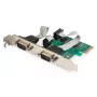 DIGITUS seriële I/O, 2-poorts, PCIe-uitbreidingskaart 2 x DB9 M slotbeugel + LP-beugels MCS9901-chipset