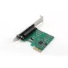 DIGITUS parallelle I/O, 1-poorts, PCIe-uitbreidingskaart 1x DB25 F