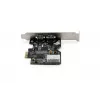 DIGITUS IEEE 1394b interfacekaart, PCIe 3 poorts, 2x9-polig extern + 1x9-polig intern