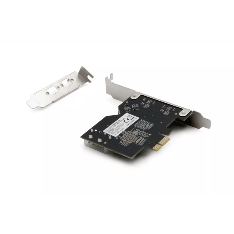 DIGITUS IEEE 1394b interfacekaart, PCIe 3 poorts, 2x9-polig extern + 1x9-polig intern