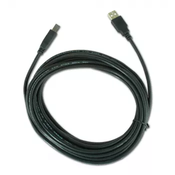 USB-kabel, Gembird 4,5 m USB 2.0 A/B M, zwart, stekker/stekker