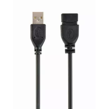 GEMBIRD USB 2.0 Type-A naar USB Type-A verlengkabel (AM/AF), 1m - zwart