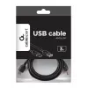 Gembird CCP-USB2-AMAF-10 USB 2.0 type-A verlengkabel (AM/AF), 3 m, zwart