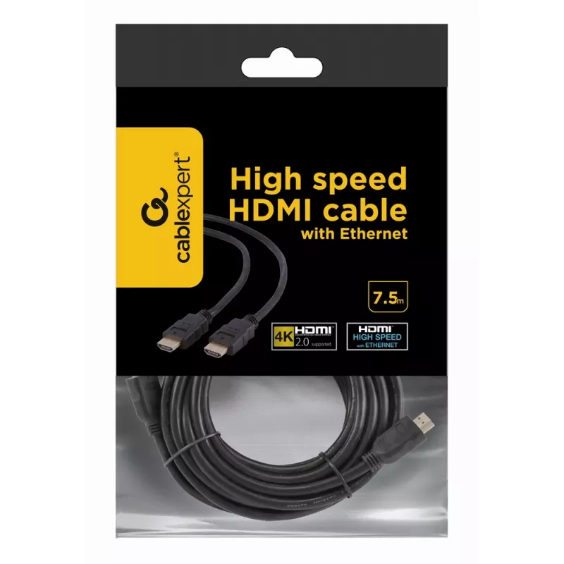 GEMBIRD HDMI V.1.4 kabel stekker-stekker / 7,5m bulkverpakking (cc-hdmi4-7,5m)