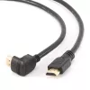 GEMBIRD hogesnelheids-HDMI-kabel met ethernet, 90 graden naar boven afgewinkelde stekker, 3 m