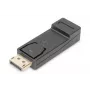 DIGITUS ASSMANN DisplayPort-adapter, DP - HDMI Type-A M/B, met vergrendeling, CE zwart