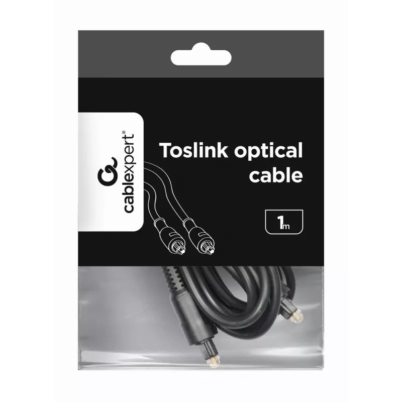 Toslink-audiokabel Gembird CC-OPT-1M zwart 1 m