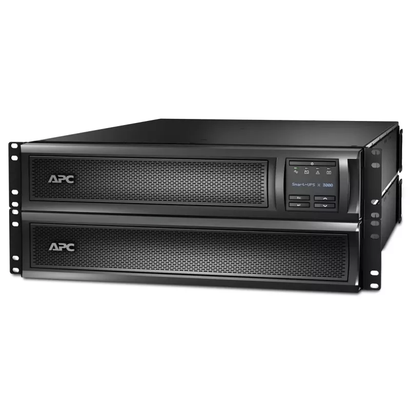APC Smart-UPS X SMX3000RMHV2UNC - 3000VA, 8x C13, 1x C19 uitgang, USB, uitbreidbare looptijd, NMC