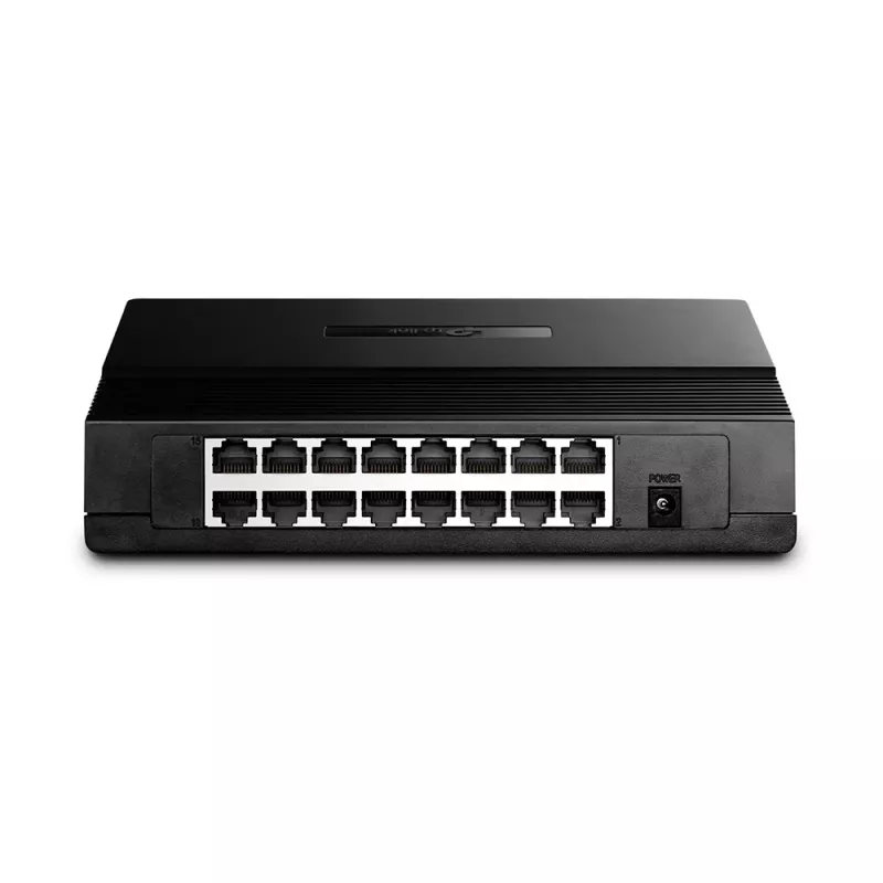 TP-Link 16-poorts 10/100Mbps desktop-switch, unmanaged, Fast Ethernet (10/100), full duplex, rackmontage, wandmontage
