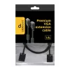 GEMBIRD Premium dubbel afgeschermde VGA-verlengkabel met ferrietkernen, 1,8 m