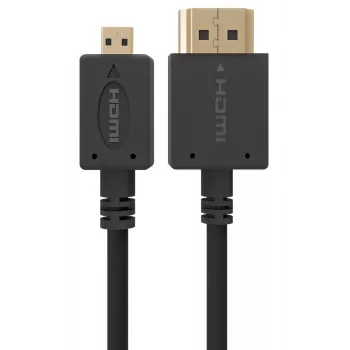 GEMBIRD HDMI-stekker naar micro-D-stekker kabel met vergulde stekkers 2,0 m zwart