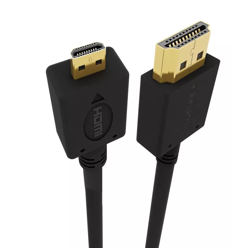 Gembird CC-HDMID-6 HDMI naar Micro HDMI (Type D) kabel, verguld, 1,8 m, zwart