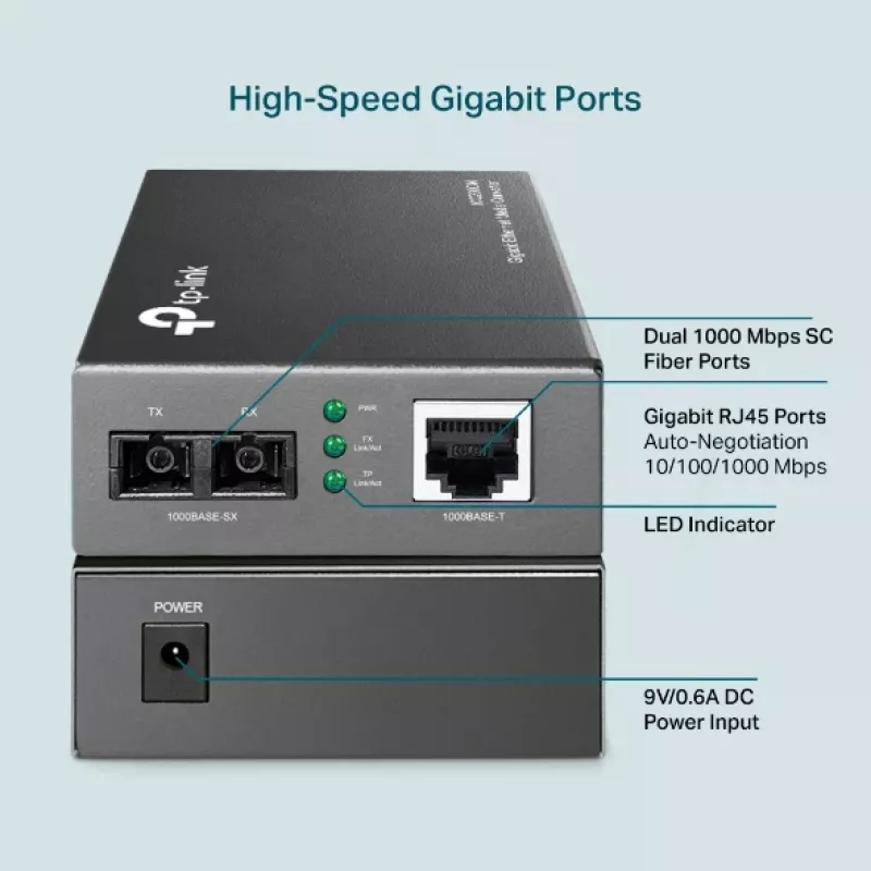 TP-Link Gigabit multimode-mediaconverter