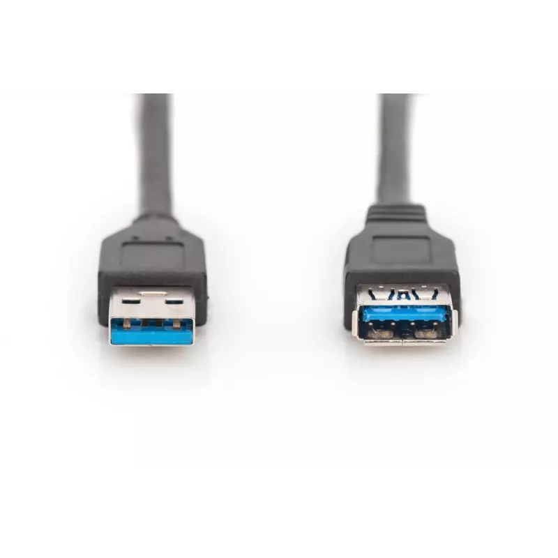 DIGITUS kabel USB 3.0 verlengkabel type A stekker/bus 1,8 m (ak-300203-018-s)