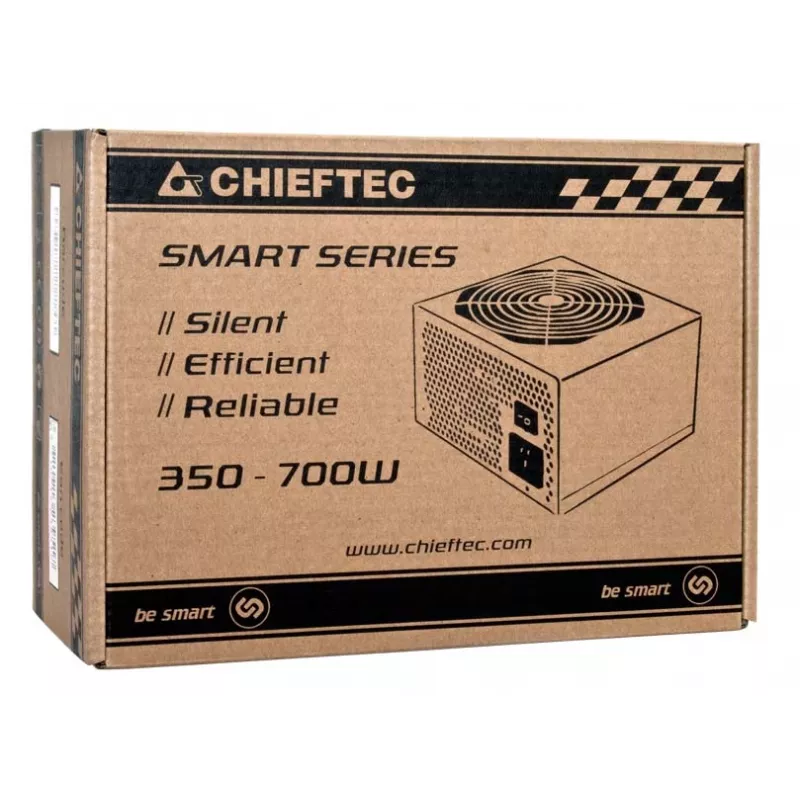 Chieftec Smart GPS-400A8 voeding 400 W 20+4 pin ATX ATX zwart