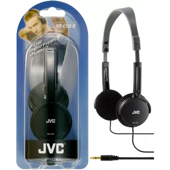 JVC HA-L50-B hoofdtelefoon/headset bedraad hoofdband muziek zwart