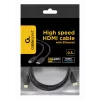 Gembird CC-HDMI4-0.5M HDMI 2.0-kabel met Ethernet, male – male, 4K, 0,5 m, zwart, bulkverpakking