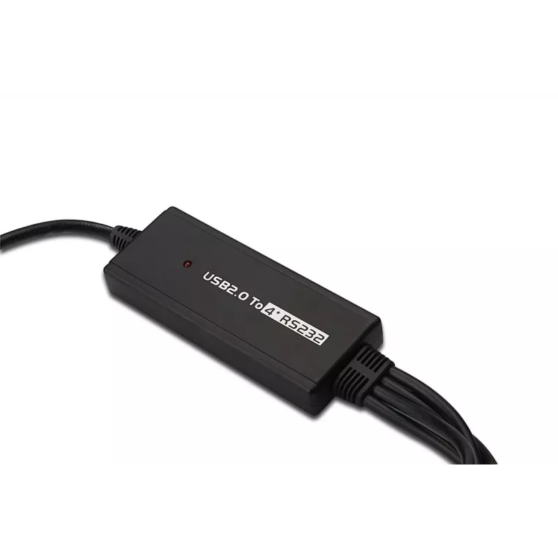 DIGITUS USB 2.0 naar 4x RS232 kabel 1.5m