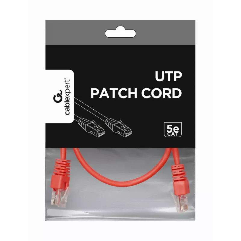 GEMBIRD Patchkabel - Cat 5e - UTP - 25 cm - rood