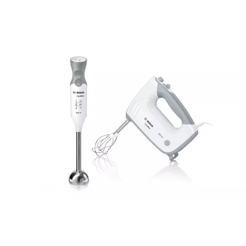 Bosch MFQ36460 ErgoMixx handmixer met kom 450 W wit