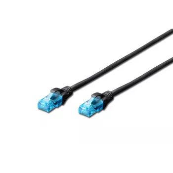 DIGITUS patchkabel - Cat 5e - U-UTP - Snagless - 1m - zwart