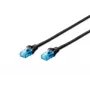DIGITUS patchkabel - Cat 5e - U-UTP - Snagless - 5 m - zwart