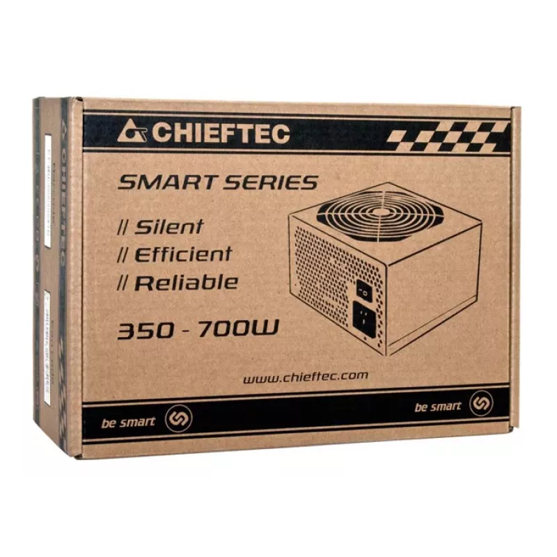 Chieftec Smart GPS-500A8 voeding 500 W 20+4 pin ATX ATX zwart