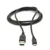GEMBIRD dubbelzijdige USB 2.0 AM naar Micro-USB kabel, 1m - zwart