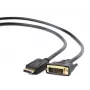 Gembird CC-DPM-DVIM-6 DisplayPort-naar-DVI-D-adapterkabel, 1,8 m