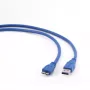 GEMBIRD USB-A 3.0 naar micro USB 3.0-kabel 3.2 Gen - 0,5 m blauw
