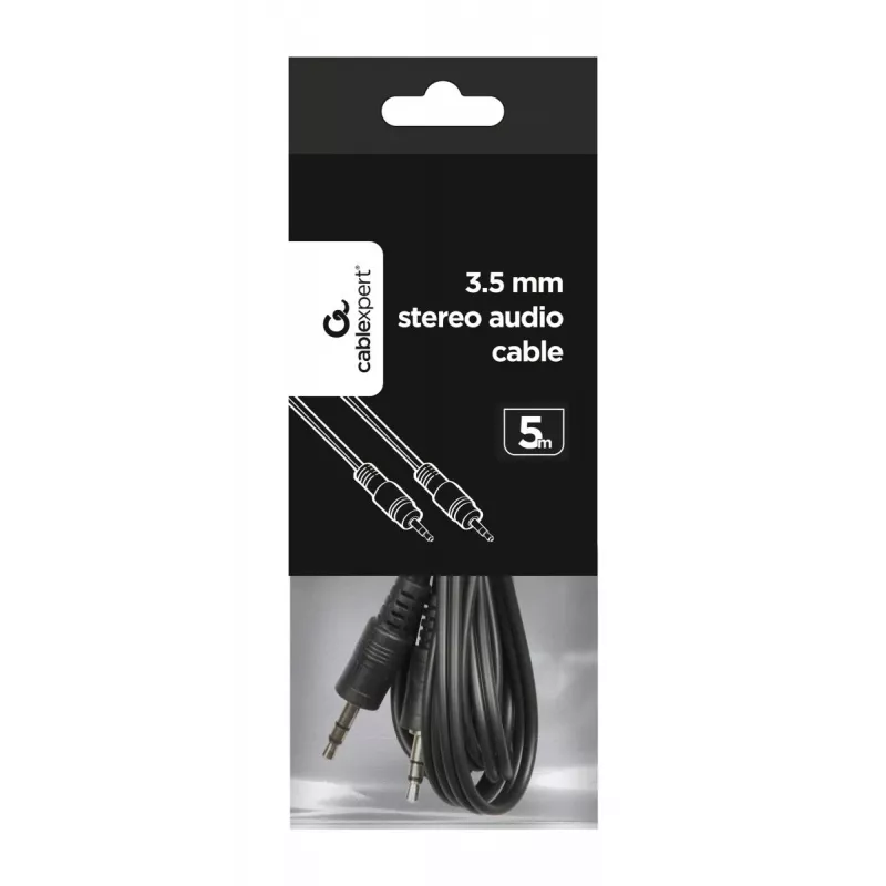 Audiokabel Gembird CCA-404-5M 3,5 mm zwart