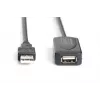 DIGITUS USB 2.0 repeater-kabel USB A male / A female 20 m (DA-73102)