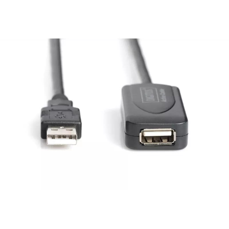DIGITUS USB 2.0 repeater-kabel USB A male / A female 20 m (DA-73102)