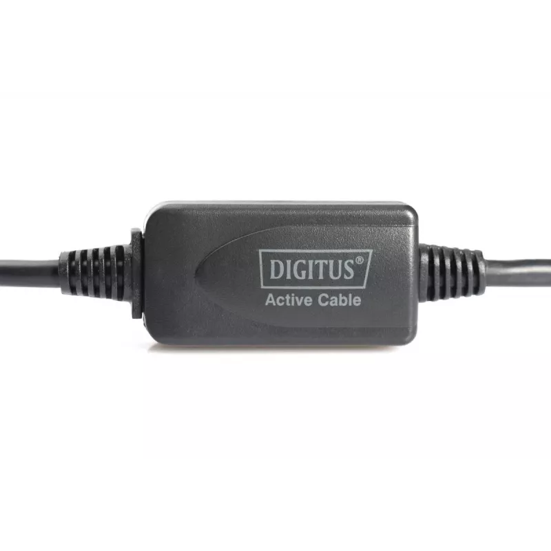 DIGITUS USB 2.0 repeater-kabel USB A stekker / A bus 15 m (DA-73101)