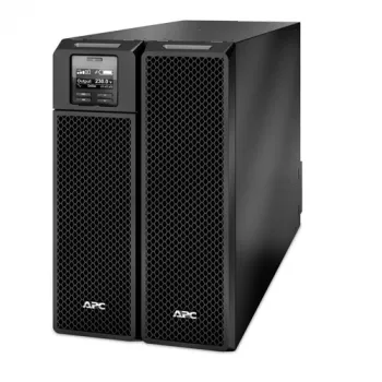 APC Smart-UPS On-Line, 10kVA/10kW, tower, 230V/400V, 6x C13+4x C19 IEC-uitgangen, netwerkkaart+SmartSlot, verlengde overbruggingstijd, zonder railkit