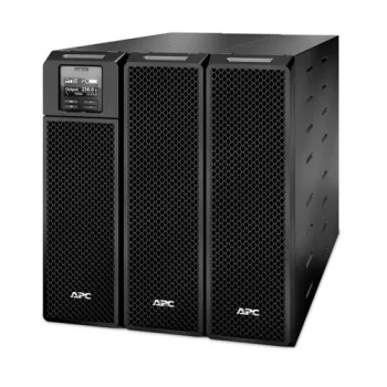APC Smart-UPS On-Line, 10kVA/10kW, tower, 230V/400V, 6x C13+4x C19 IEC-uitgangen, netwerkkaart+SmartSlot, verlengde overbruggingstijd, zonder railkit