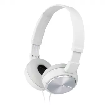 Sony MDR-ZX310AP, bedraad, 10 - 24000 Hz, gesprekken/muziek, 125 g, headset, wit
